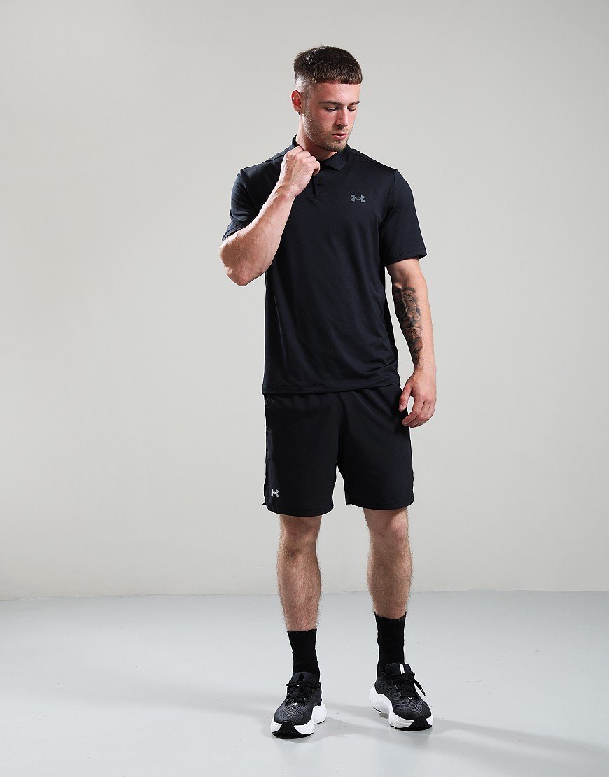 Under Armour Matchplay Polo Shirt Black/Pitch Gray