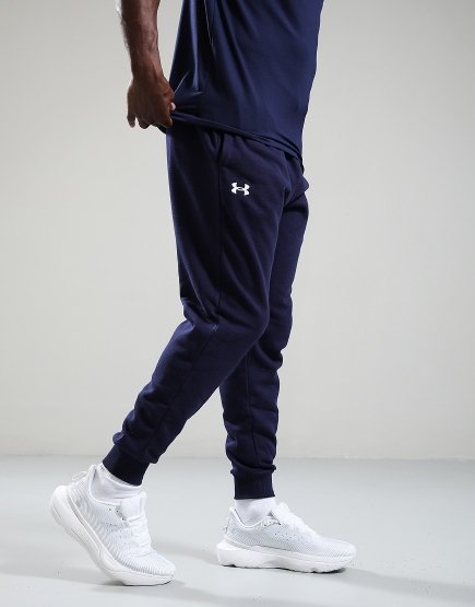 Under Armour Rival Fleece Joggers Midnight Navy/White