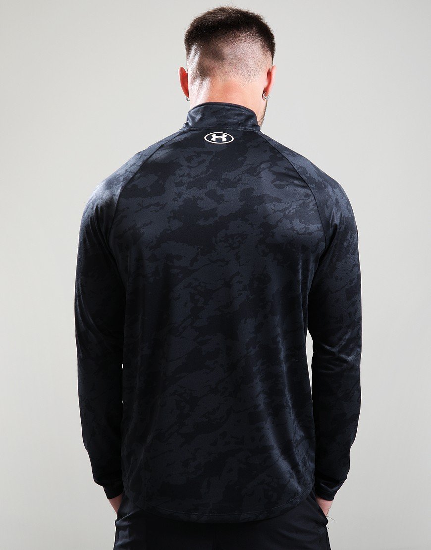 Under Armour Tech 1/2 Zip Black/White