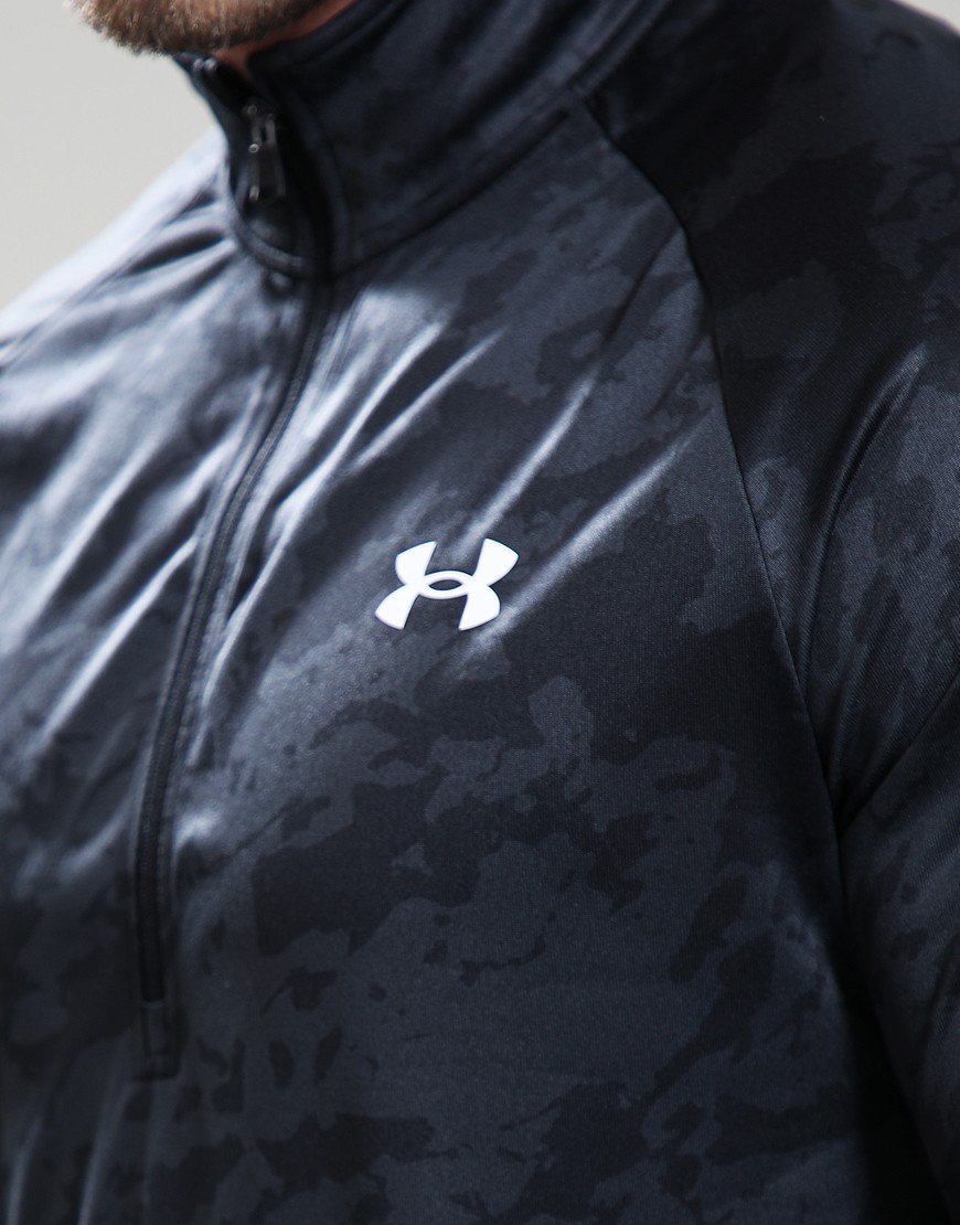 Under Armour Tech 1/2 Zip Black/White