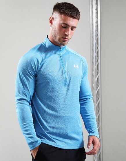 Under Armour Tech 1/2 Zip EtherBlue/Black