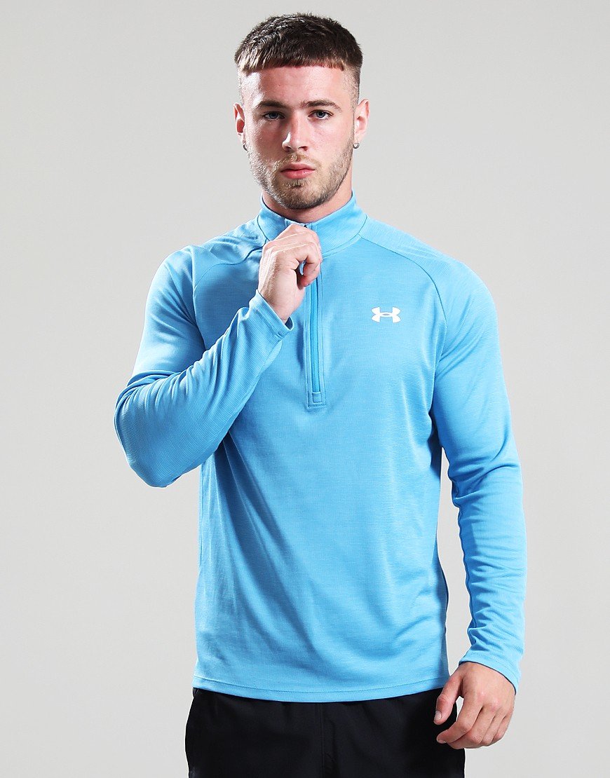 Under Armour Tech 1/2 Zip EtherBlue/Black