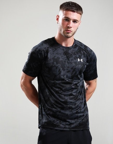 Under Armour Tech 2.0 T-Shirt Black/White