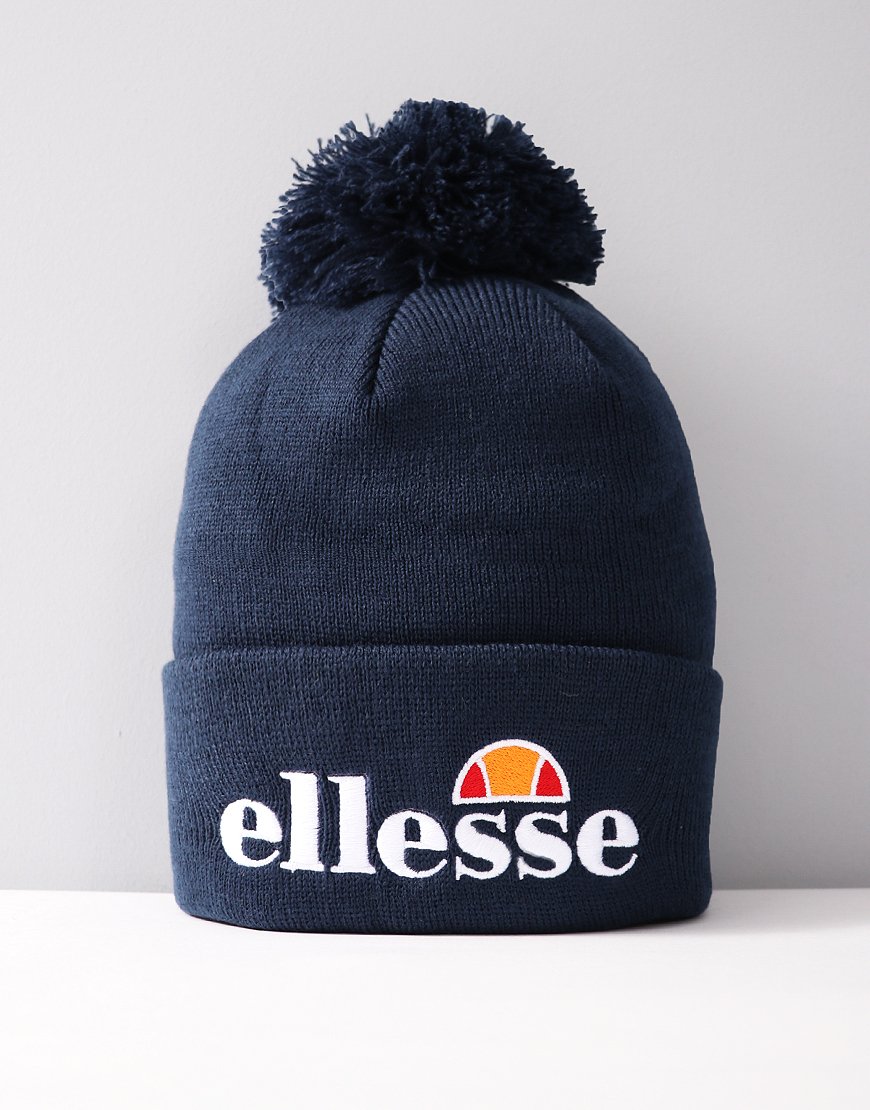 Ellesse Velly Pom Knitted Hat Navy 