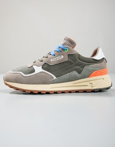 Victoria Flow Color Mix Trainers Khaki