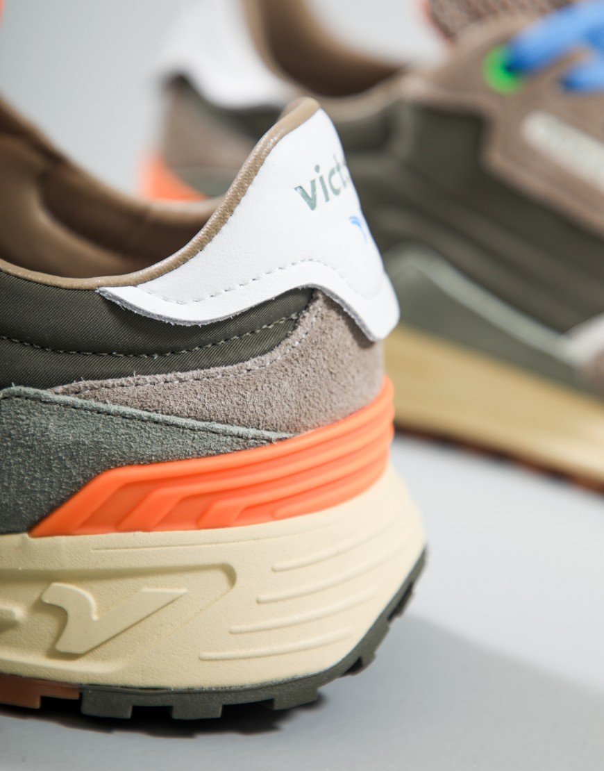 Victoria Flow Color Mix Trainers Khaki