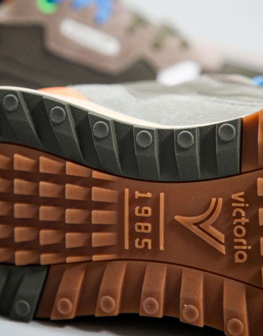 Victoria Flow Color Mix Trainers Khaki