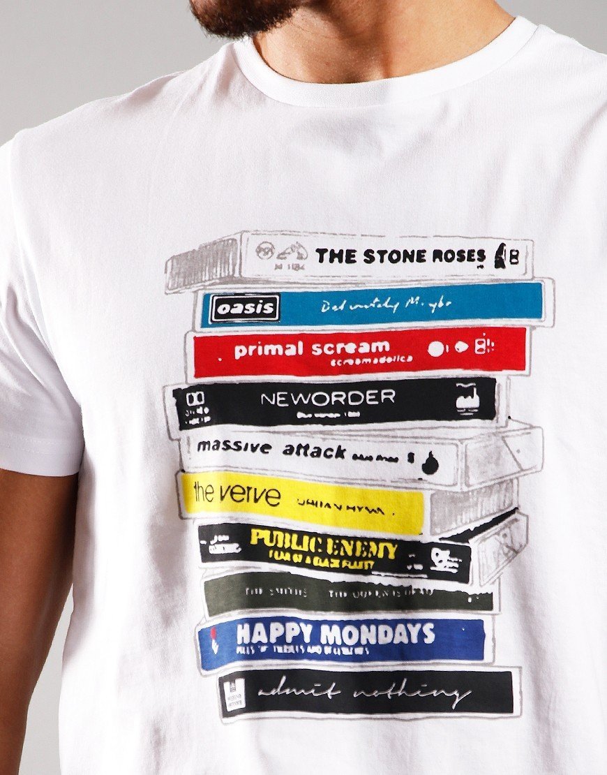 Weekend Offender Cassettes T-Shirt White
