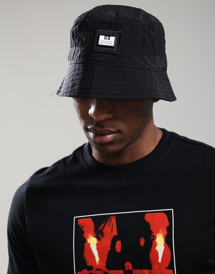 Weekend Offender Boukhari Bucket Hat Black