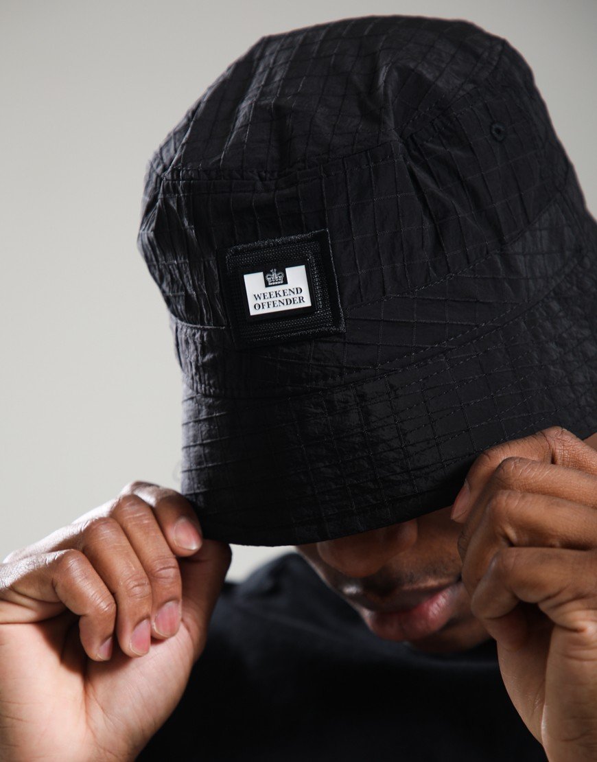 Weekend Offender Boukhari Bucket Hat Black