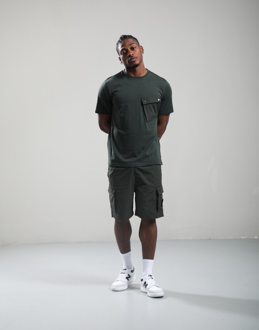 Weekend Offender Adrar T-Shirt Black Forest Green