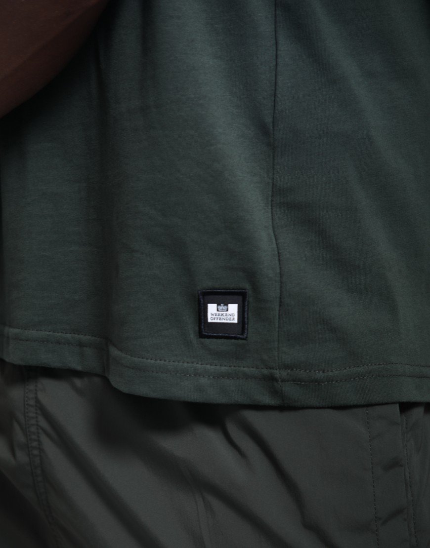 Weekend Offender Adrar T-Shirt Black Forest Green