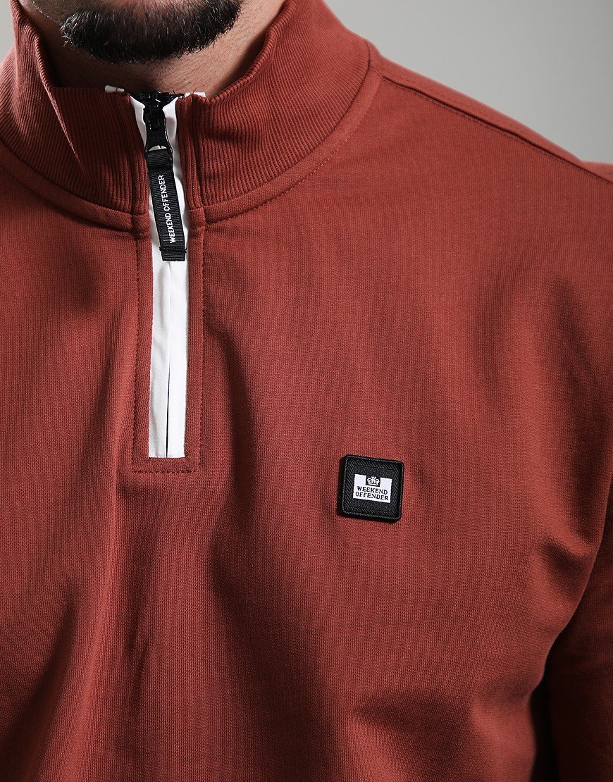 Weekend Offender Alberta Sweat Conker/Winter White
