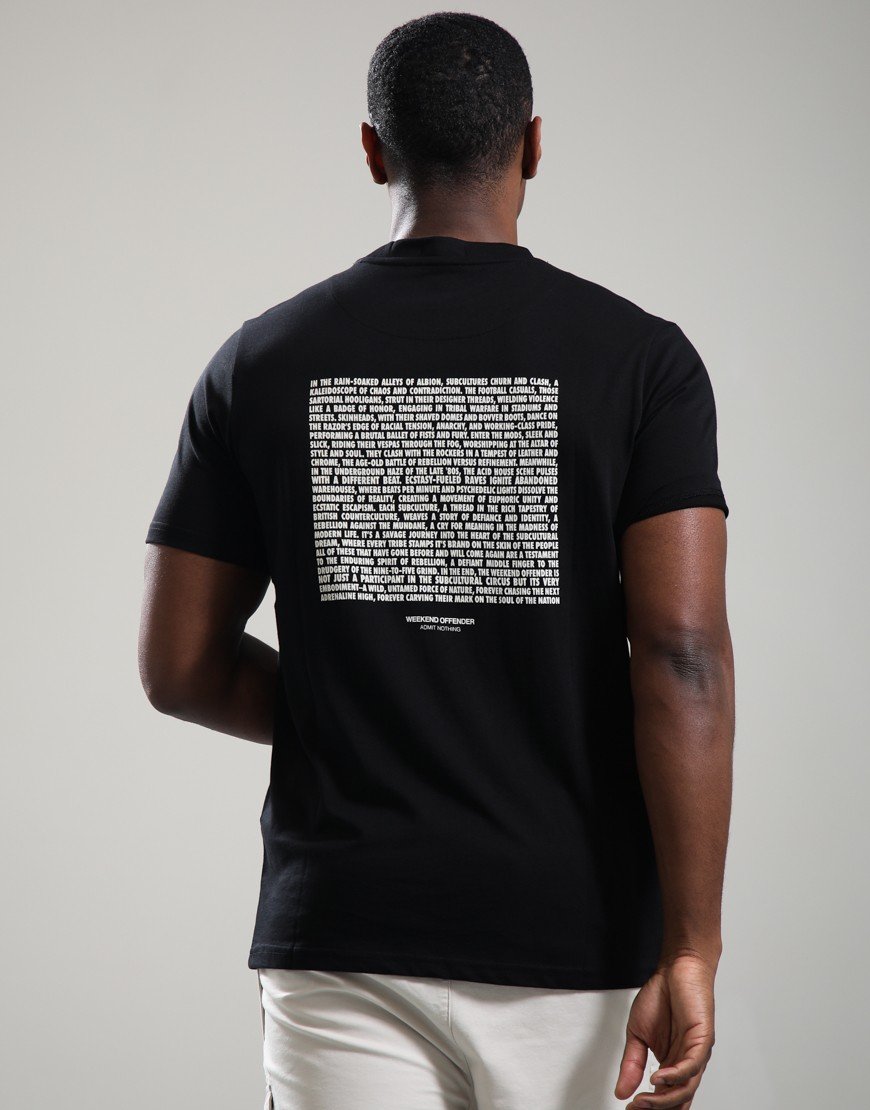 Weekend Offender Albion T-Shirt Black