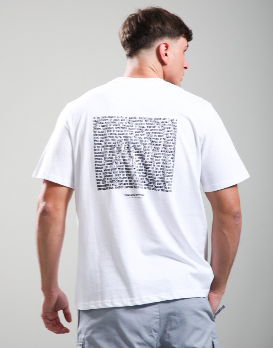 Weekend Offender Albion T-Shirt White