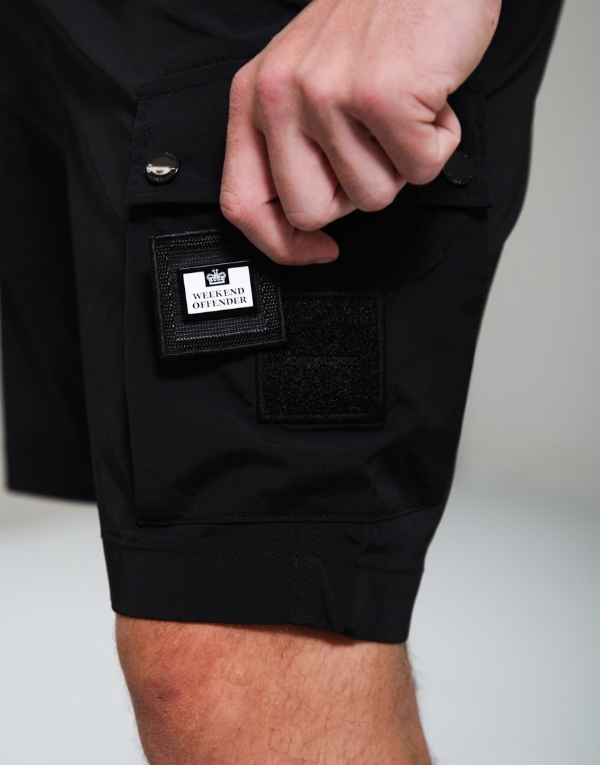 Weekend Offender Baraki Shorts Black