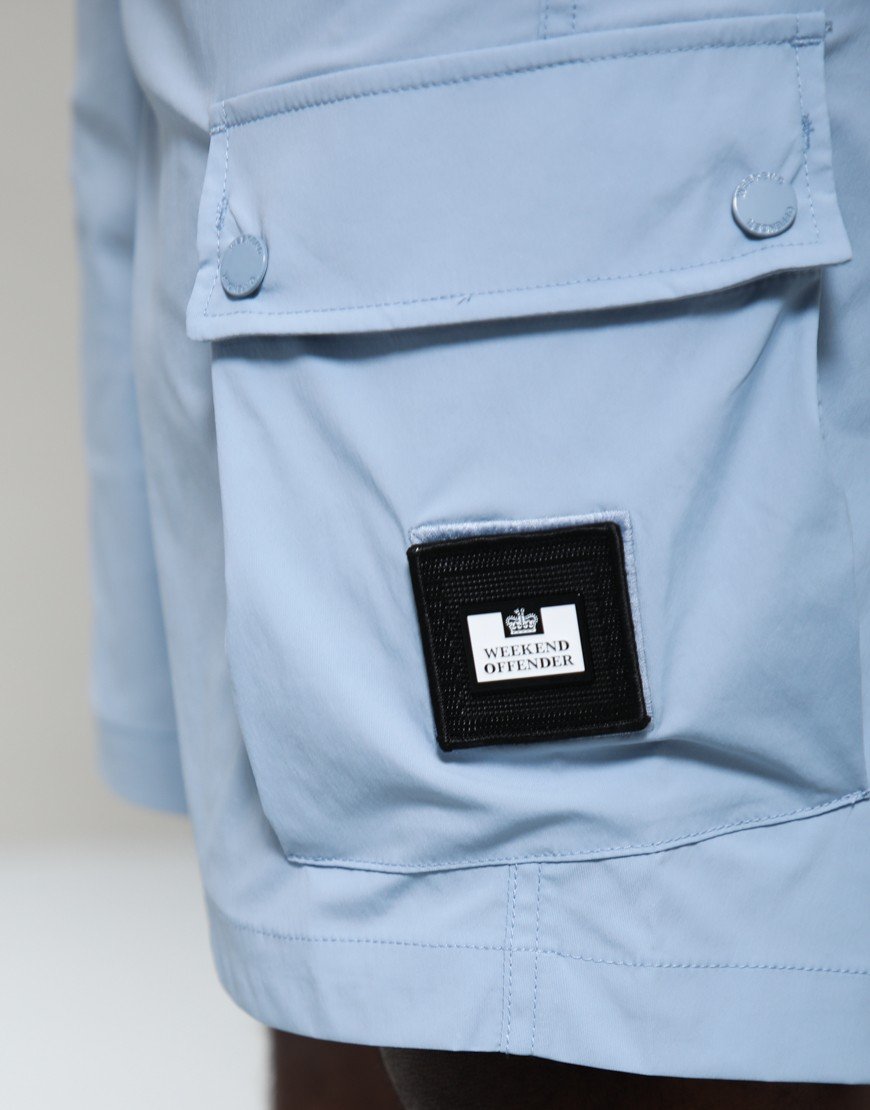 Weekend Offender Baraki Shorts Blue Tourmaline