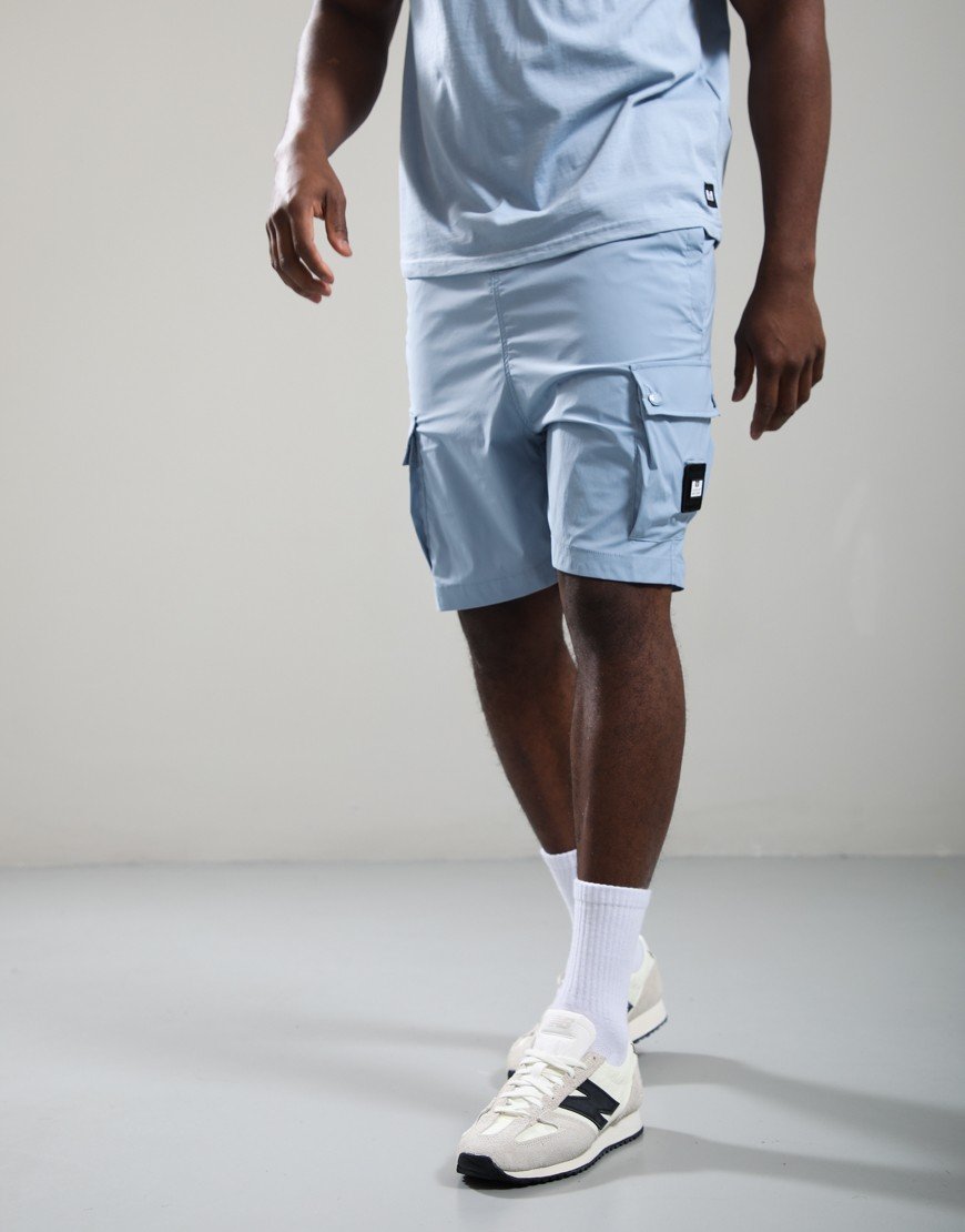 Weekend Offender Baraki Shorts Blue Tourmaline