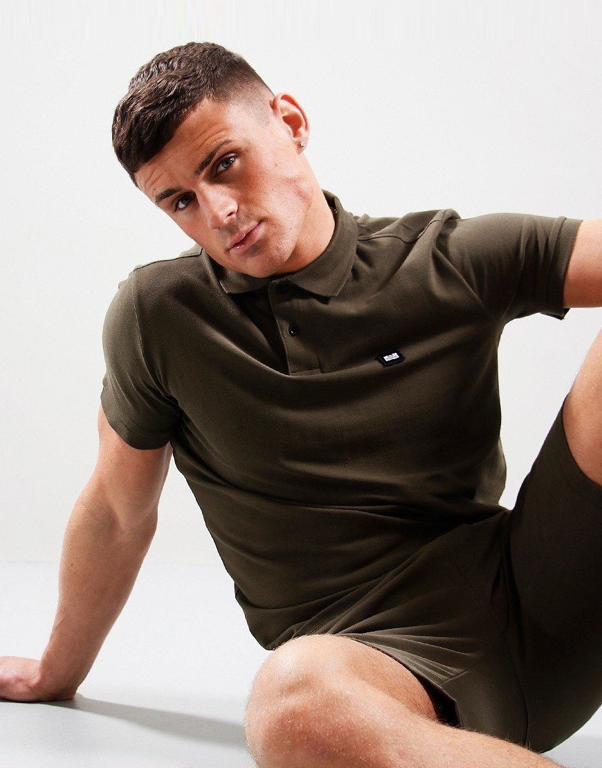 Weekend Offender Barnum Polo Shirt Dark Green