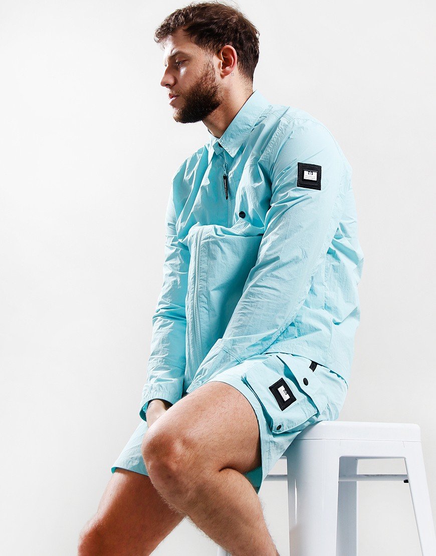 Weekend Offender Borija Overshirt Fresh Aqua