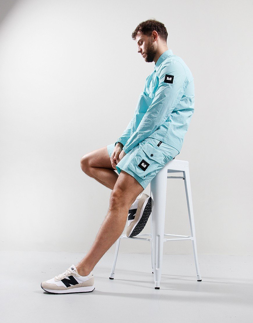 Weekend Offender Borija Overshirt Fresh Aqua