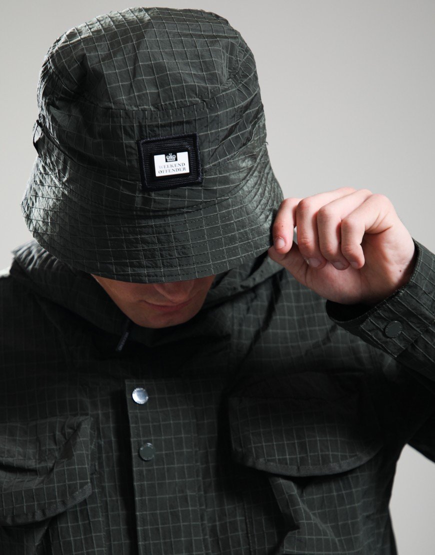 Weekend Offender Boukhari Bucket Hat Black Forest