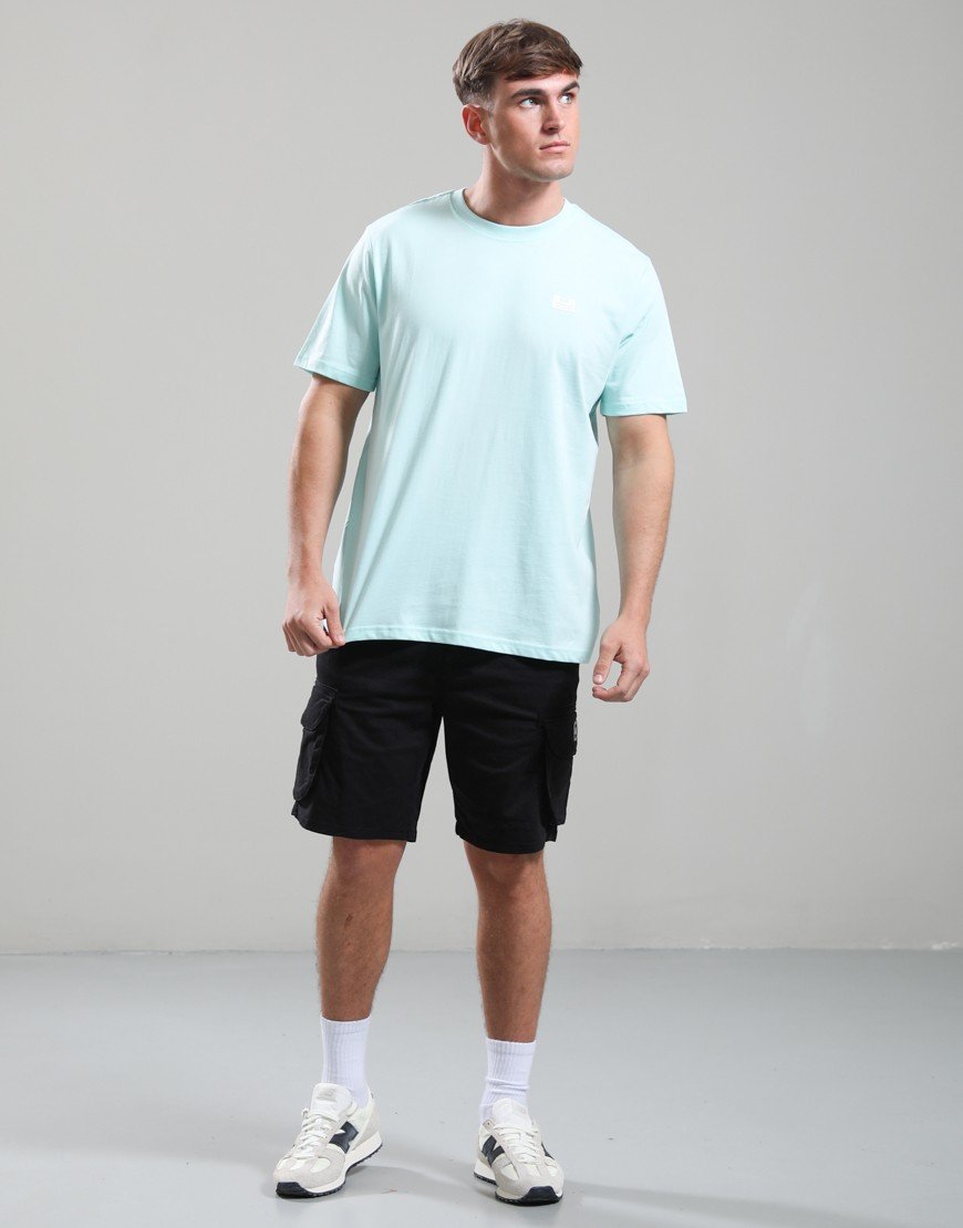 Weekend Offender Bridgetown T-Shirt Aquatic/White
