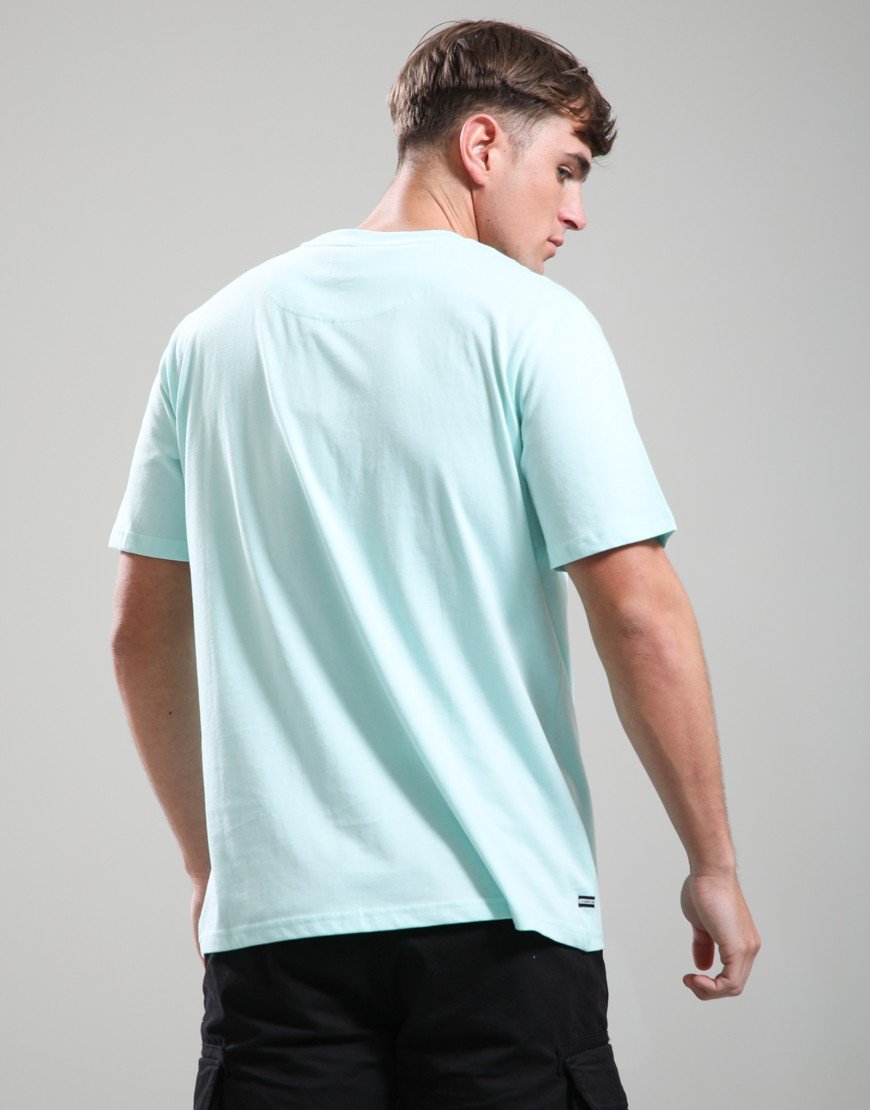 Weekend Offender Bridgetown T-Shirt Aquatic/White