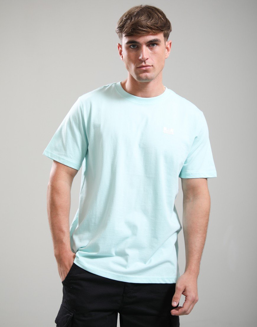 Weekend Offender Bridgetown T-Shirt Aquatic/White