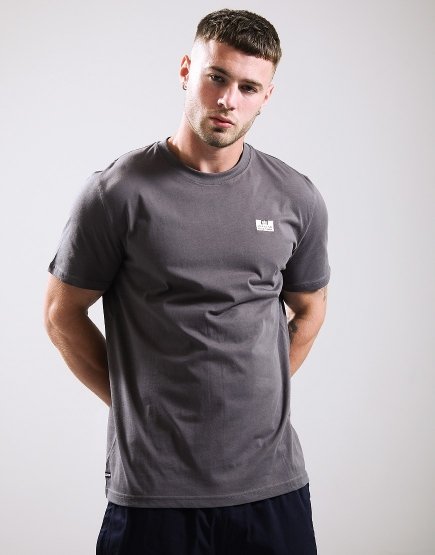 Weekend Offender Bridgetown T-Shirt Anthracite/Winter White