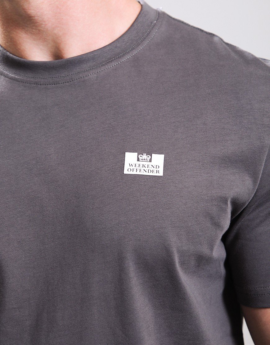 Weekend Offender Bridgetown T-Shirt Anthracite/Winter White