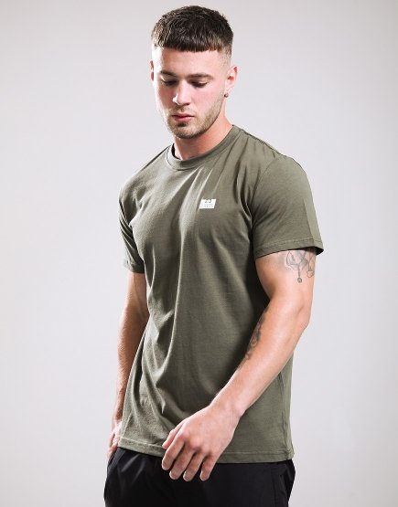 Weekend Offender Bridgetown T-Shirt Dark Green/Winter White