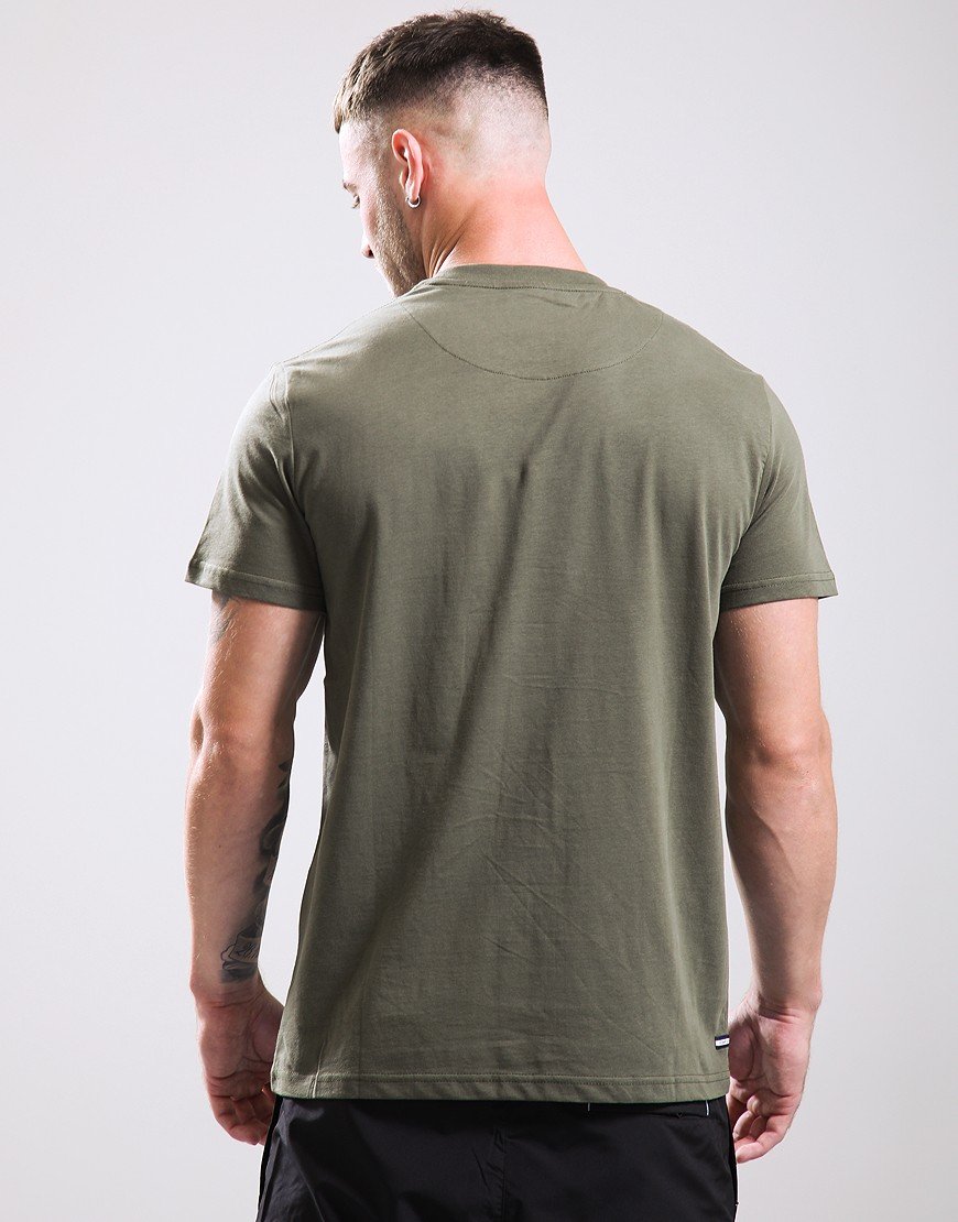 Weekend Offender Bridgetown T-Shirt Dark Green/Winter White