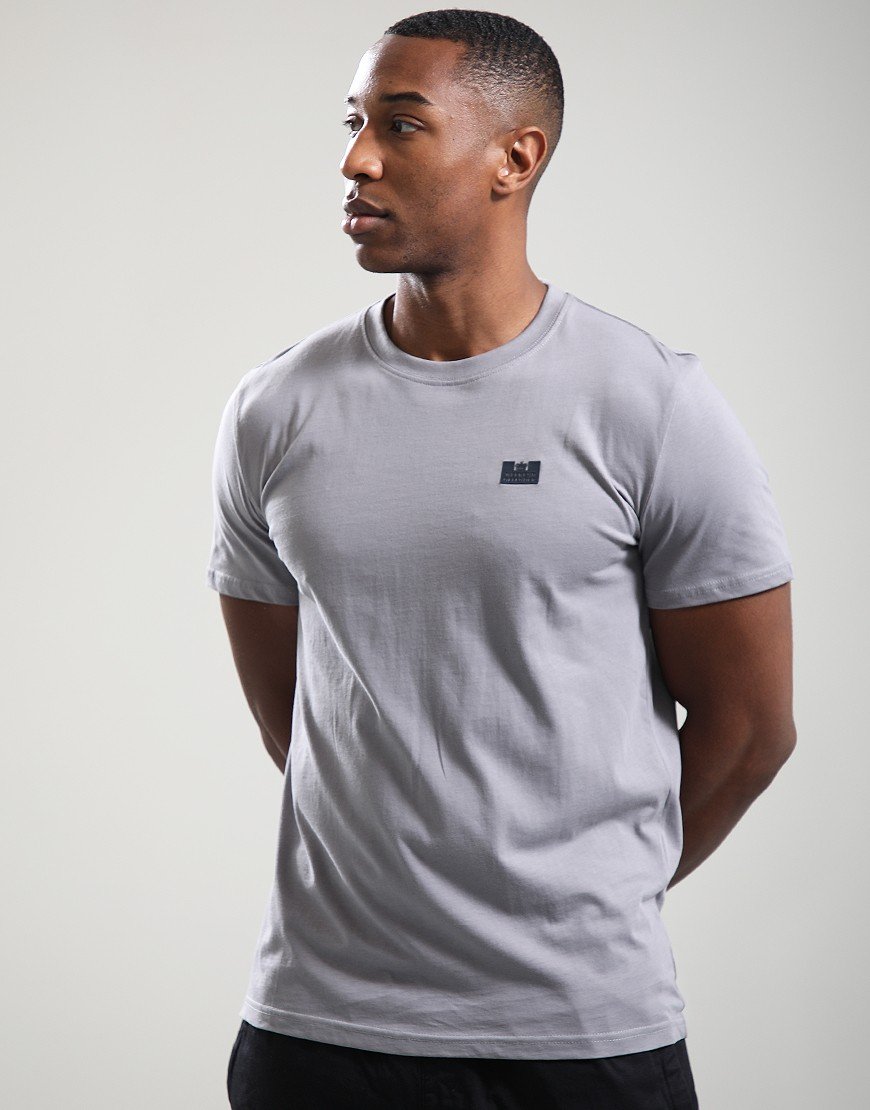 Weekend Offender Bridgetown T-Shirt Mid Grey/Navy