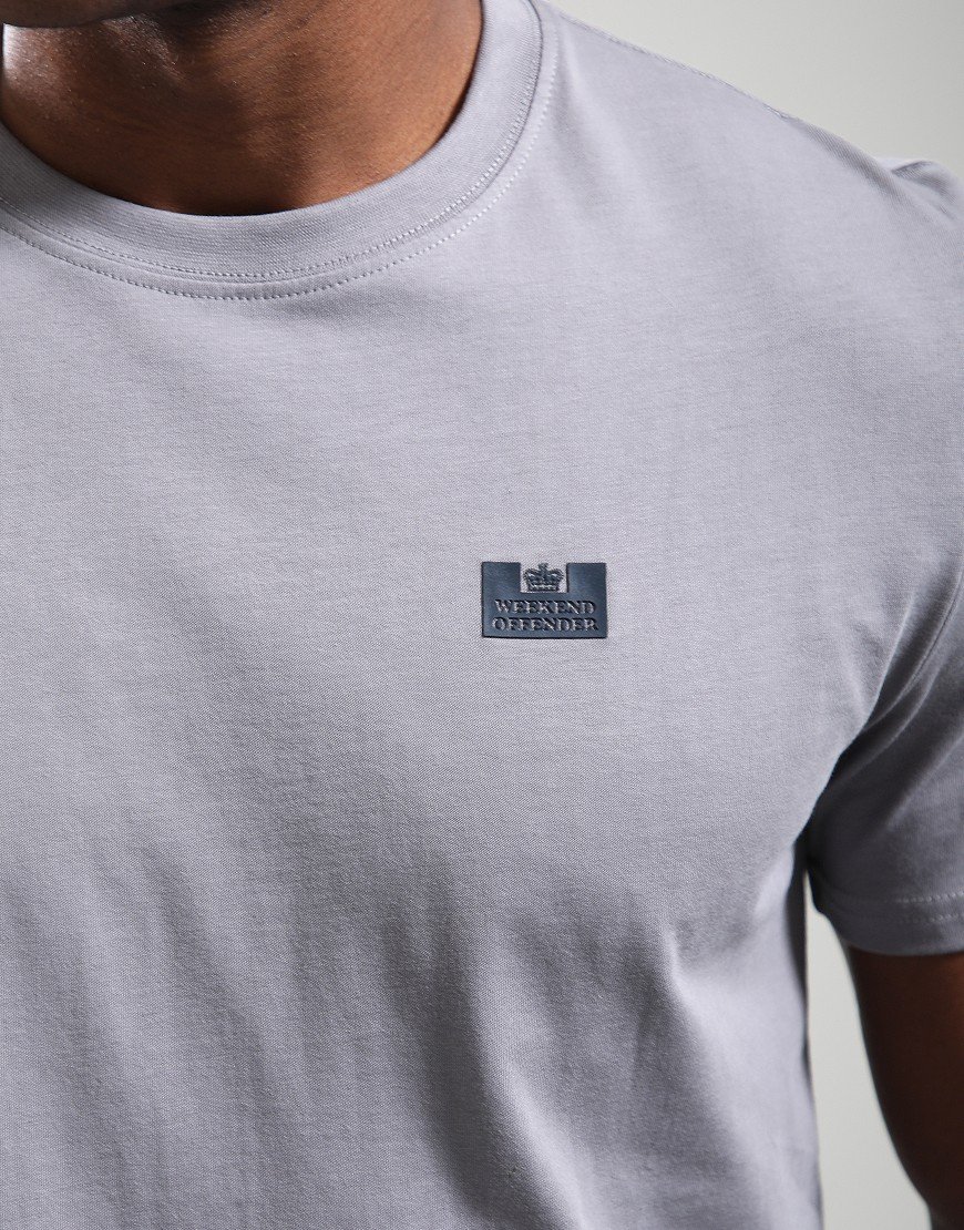Weekend Offender Bridgetown T-Shirt Mid Grey/Navy