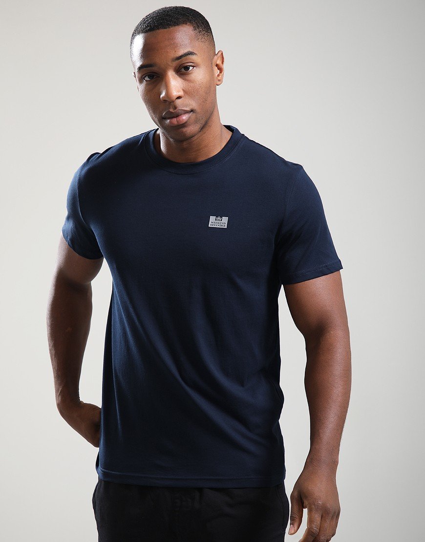 Weekend Offender Bridgetown T-Shirt Navy/Mid Grey