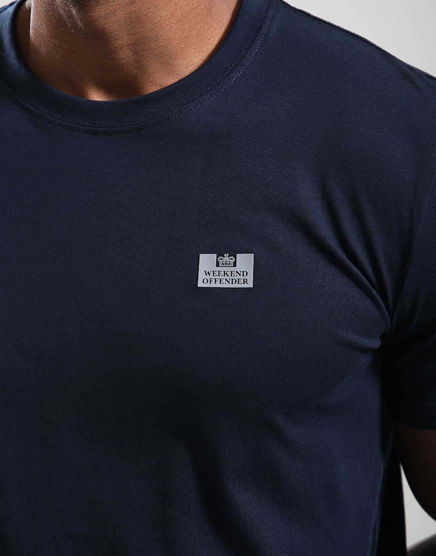 Weekend Offender Bridgetown T-Shirt Navy/Mid Grey