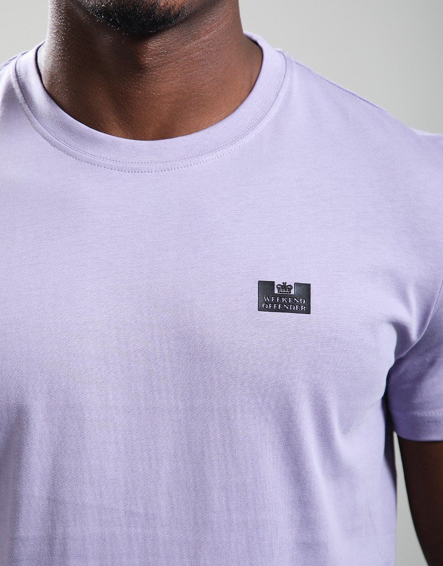 Weekend Offender Bridgetown T-Shirt Steel Lilac/Black
