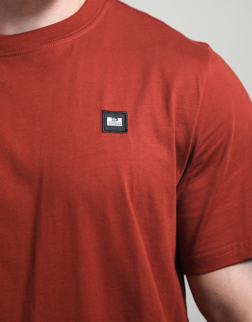 Weekend Offender Brooklands T-Shirt Brick