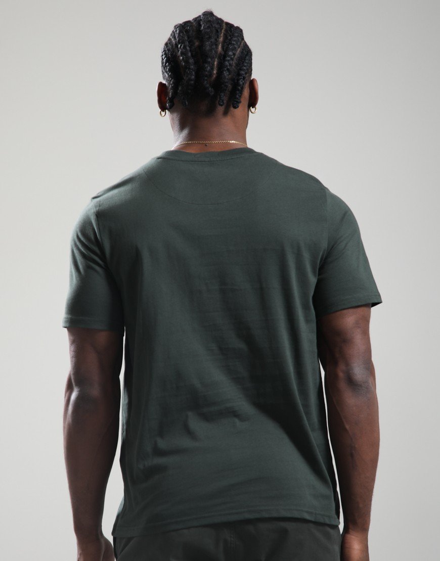 Weekend Offender Brooklands T-Shirt Black Forest Green