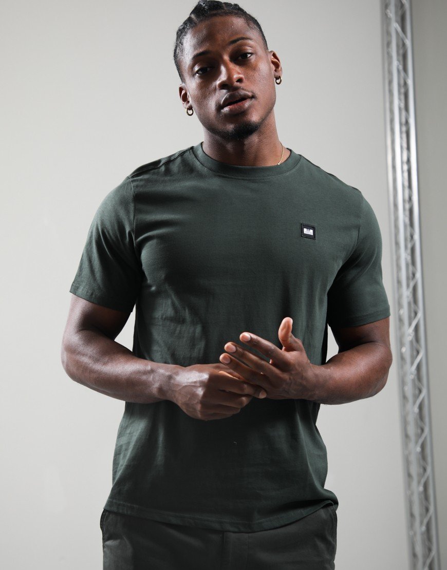 Weekend Offender Brooklands T-Shirt Black Forest Green
