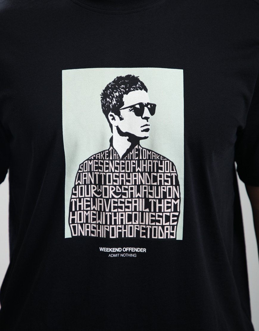 Weekend Offender Camden Graphic T-Shirt Black
