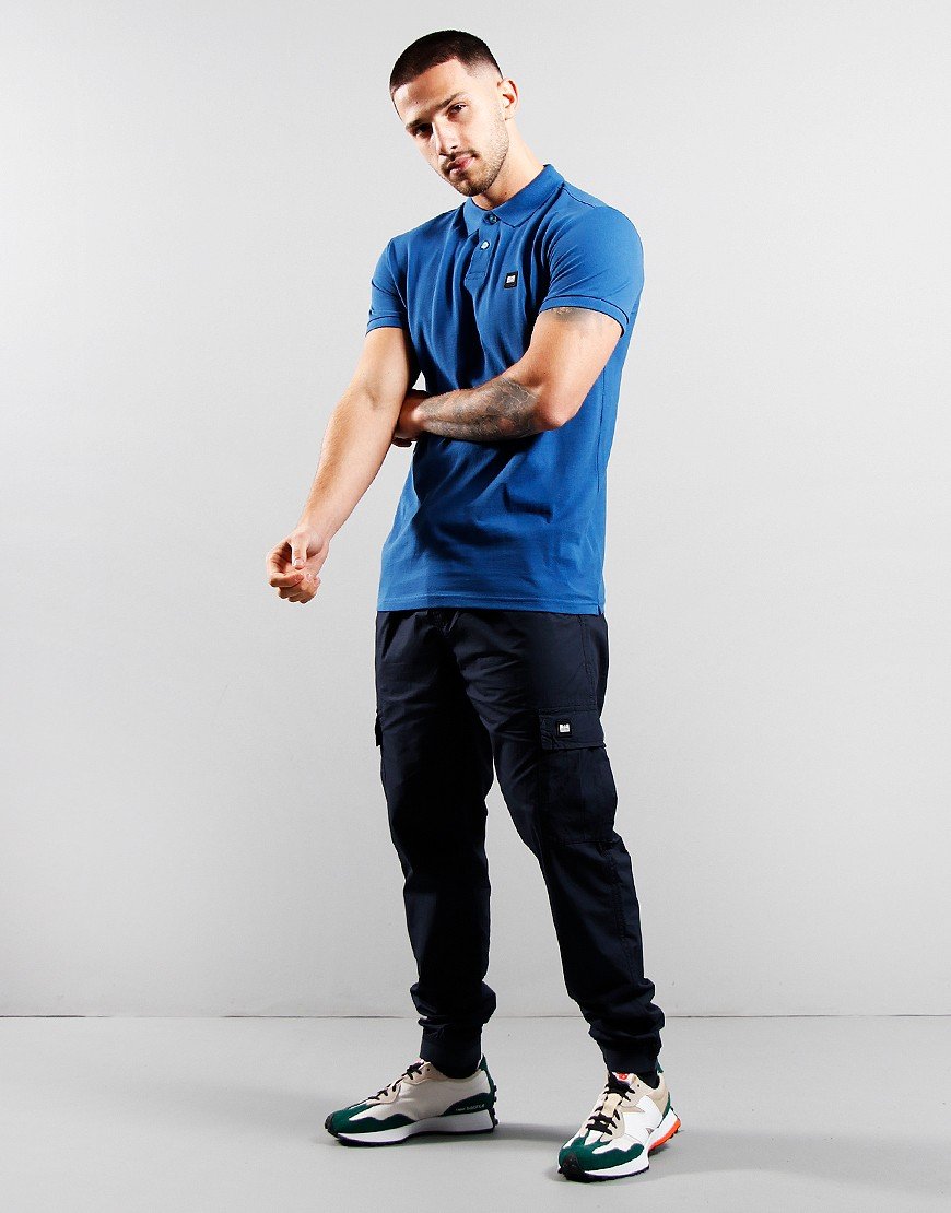 Weekend Offender Caneiros Polo Shirt Deep Blue