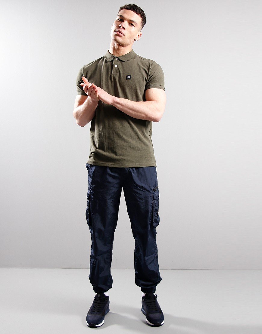 Weekend Offender Caneiros Polo Shirt Dark Green 