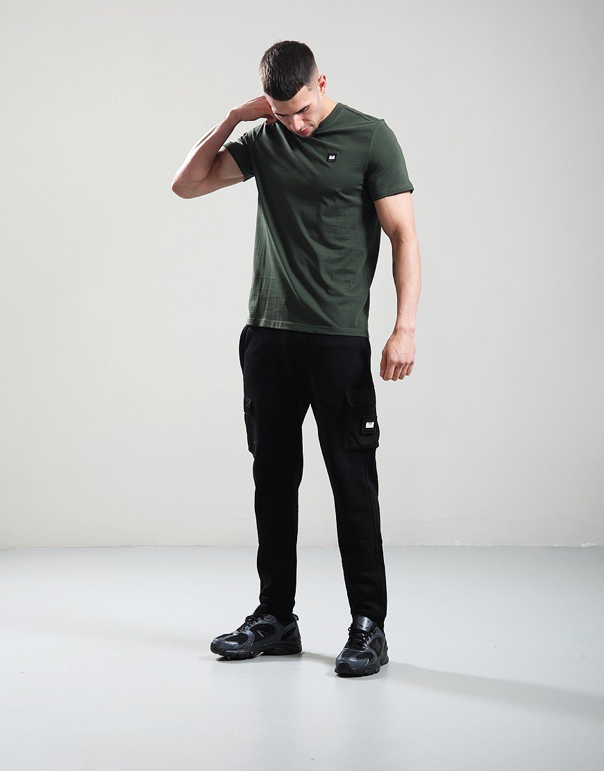 Weekend Offender Cannon Beach T-Shirt Black Forest Green