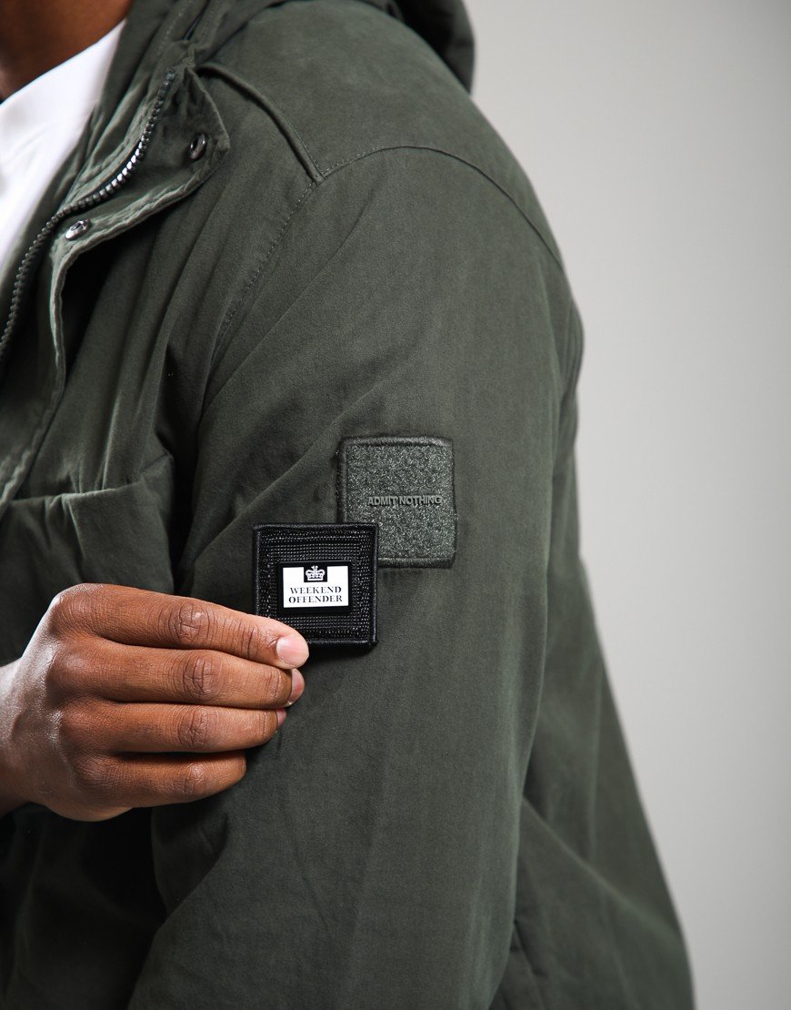 Weekend Offender Caracas Field Jacket Black Forest Green