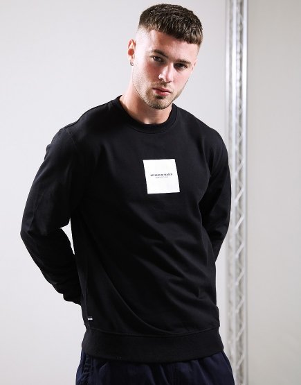 Weekend Offender Carinthia Crew Sweat Black/White