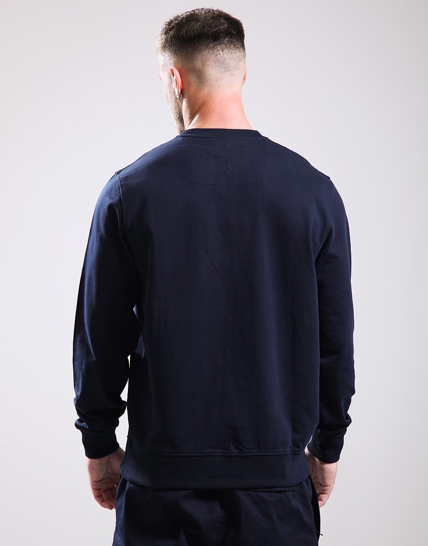 Weekend Offender Carinthia Crew Sweat Navy/Mid Grey