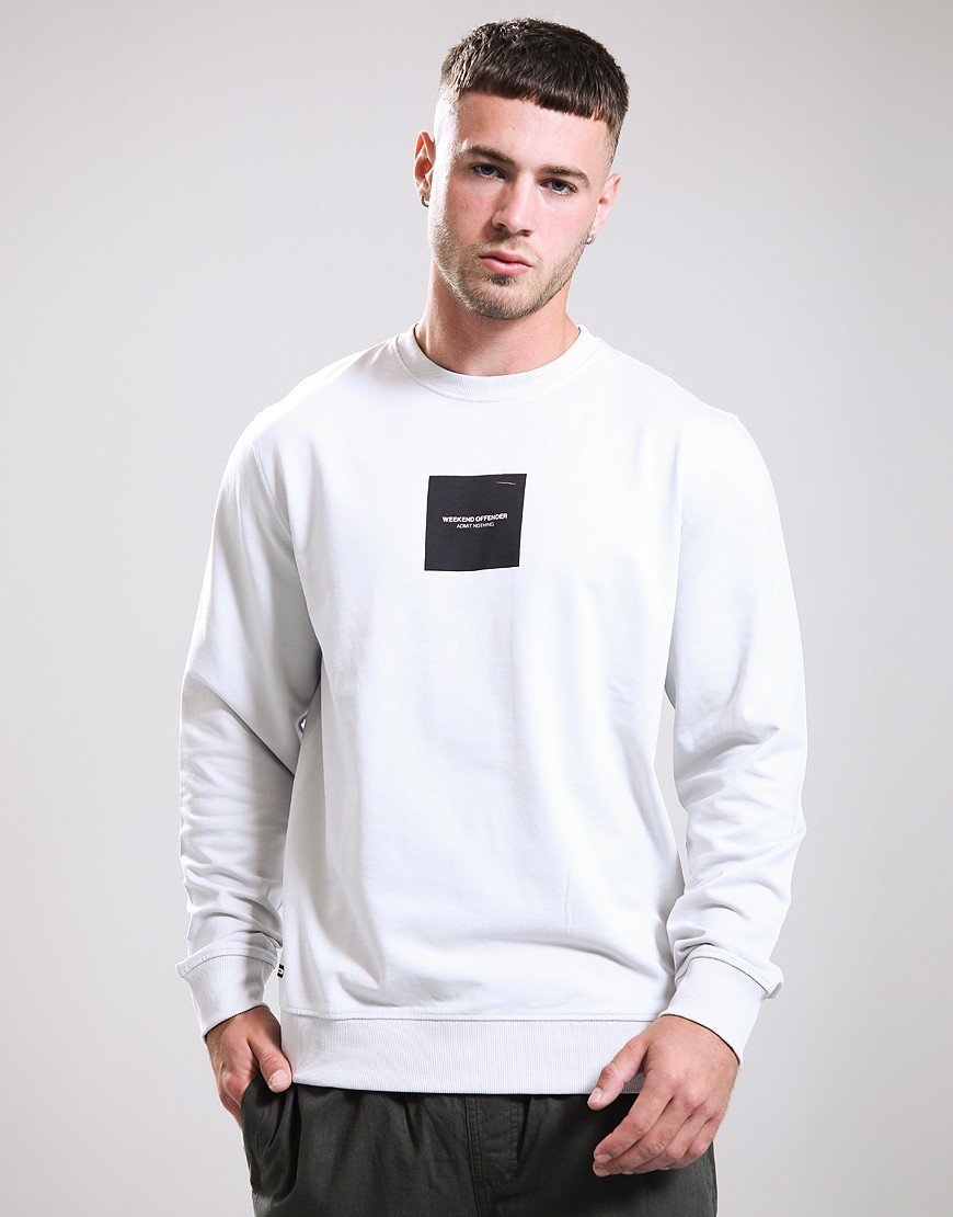 Weekend Offender Carinthia Crew Sweat Silver/Black