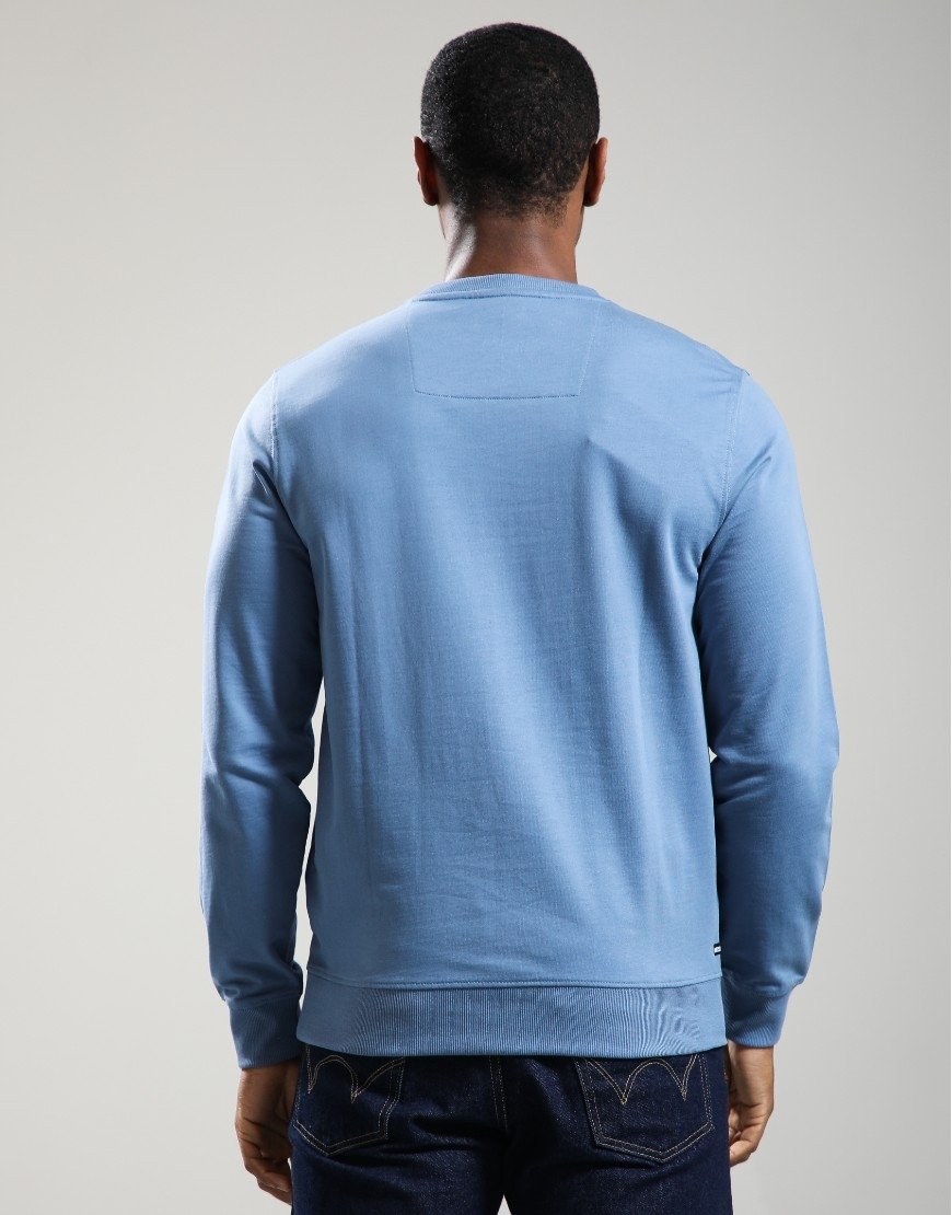 Weekend Offender Carinthia Crew Sweat Thunder Blue/Navy